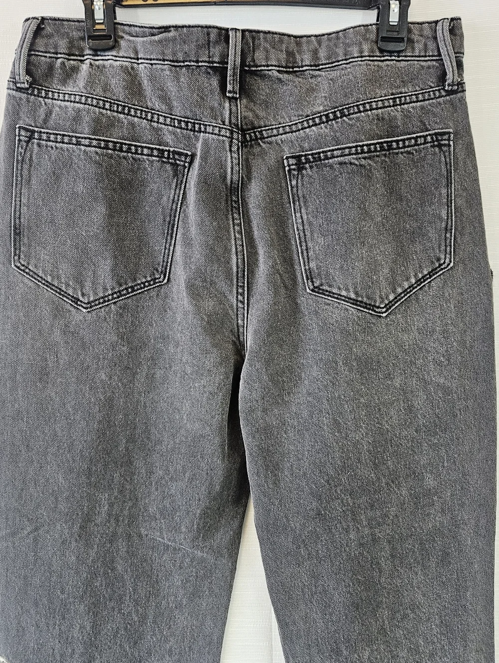 NWT Driftwood Royce Denim Patchwork Bow Straight Leg Jean - Picture 11 of 13